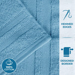 Superior Ultra Soft Cotton Quick Drying 12 Piece Assorted Towel Set
