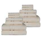 Superior Ultra Soft Cotton Quick Drying 12 Piece Assorted Towel Set