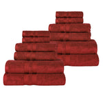 Superior Ultra Soft Cotton Quick Drying 12 Piece Assorted Towel Set