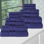 Superior Ultra Soft Cotton Quick Drying 12 Piece Assorted Towel Set