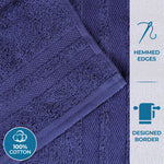 Superior Ultra Soft Cotton Quick Drying 12 Piece Assorted Towel Set