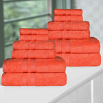 Superior Ultra Soft Cotton Quick Drying 12 Piece Assorted Towel Set