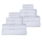 Superior Ultra Soft Cotton Quick Drying 12 Piece Assorted Towel Set