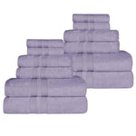 Superior Ultra Soft Cotton Quick Drying 12 Piece Assorted Towel Set
