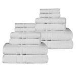 Superior Ultra Soft Cotton Quick Drying 12 Piece Assorted Towel Set