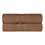 Superior Ultra Soft Cotton Absorbent Solid Bath Sheet Set of 2