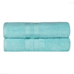 Superior Ultra Soft Cotton Absorbent Solid Bath Sheet Set of 2