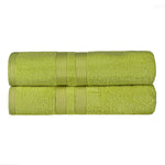 Superior Ultra Soft Cotton Absorbent Solid Bath Sheet Set of 2