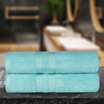 Superior Ultra Soft Cotton Absorbent Solid Bath Sheet Set of 2