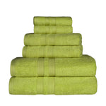 Superior Ultra Soft Cotton Absorbent Solid Assorted 6 Piece Towel Set