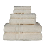 Superior Ultra Soft Cotton Absorbent Solid Assorted 6 Piece Towel Set