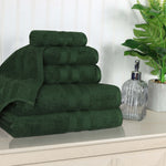 Superior Ultra Soft Cotton Absorbent Solid Assorted 6 Piece Towel Set
