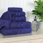 Superior Ultra Soft Cotton Absorbent Solid Assorted 6 Piece Towel Set