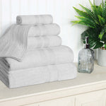 Superior Ultra Soft Cotton Absorbent Solid Assorted 6 Piece Towel Set