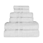Superior Ultra Soft Cotton Absorbent Solid Assorted 6 Piece Towel Set