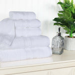 Superior Ultra Soft Cotton Absorbent Solid Assorted 6 Piece Towel Set