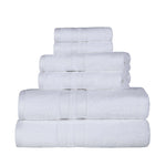 Superior Ultra Soft Cotton Absorbent Solid Assorted 6 Piece Towel Set