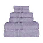 Superior Ultra Soft Cotton Absorbent Solid Assorted 6 Piece Towel Set