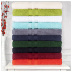 Superior Ultra Soft Cotton Absorbent Solid Assorted 6 Piece Towel Set