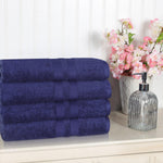 Superior Ultra Soft Cotton Absorbent Solid Bath Towel Set of 4