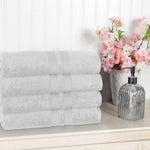 Superior Ultra Soft Cotton Absorbent Solid Bath Towel Set of 4