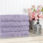 Superior Ultra Soft Cotton Absorbent Solid Bath Towel Set of 4