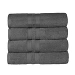 Superior Ultra Soft Cotton Absorbent Solid Bath Towel Set of 4