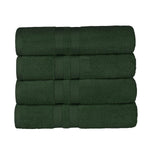 Superior Ultra Soft Cotton Absorbent Solid Bath Towel Set of 4