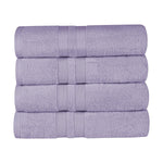 Superior Ultra Soft Cotton Absorbent Solid Bath Towel Set of 4