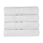Superior Ultra Soft Cotton Absorbent Solid Bath Towel Set of 4