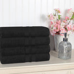 Superior Ultra Soft Cotton Absorbent Solid Bath Towel Set of 4