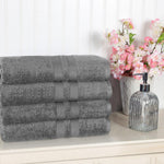 Superior Ultra Soft Cotton Absorbent Solid Bath Towel Set of 4