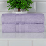 Superior Ultra-Soft Cotton Solid Medium Weight Bath Towel Set of 2