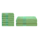 Superior Ultra-Soft Rayon from Bamboo Cotton Blend Bath and Hand Towel Set