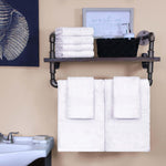 Superior Ultra-Soft Rayon from Bamboo Cotton Blend Bath and Hand Towel Set