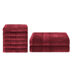 Superior Ultra-Soft Rayon from Bamboo Cotton Blend Bath and Hand Towel Set