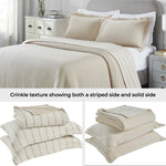 Superior Valencia Cotton Reversible Medium Weight Bedspread Set