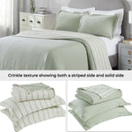Superior Valencia Cotton Reversible Medium Weight Bedspread Set