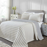 Superior Valencia Cotton Reversible Medium Weight Bedspread Set