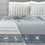 Superior Valencia Cotton Reversible Medium Weight Bedspread Set
