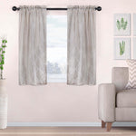 Venetian Damask Jacquard Grommet Traditional Curtain Panel Set