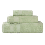 Superior Venice Zero Twist Cotton Medium Weight 3 Piece Towel Set