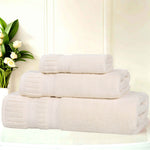 Superior Venice Zero Twist Cotton Medium Weight 3 Piece Towel Set
