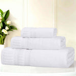 Superior Venice Zero Twist Cotton Medium Weight 3 Piece Towel Set