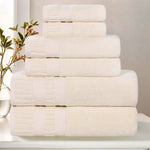 Superior Venice Zero Twist Cotton Medium Weight 6 Piece Towel Set