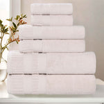Superior Venice Zero Twist Cotton Medium Weight 6 Piece Towel Set