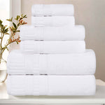 Superior Venice Zero Twist Cotton Medium Weight 6 Piece Towel Set