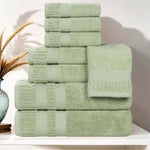 Zero Twist Cotton Towels 8 Piece Venice Collection
