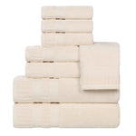 Zero Twist Cotton Towels 8 Piece Venice Collection