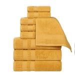Superior Venice Zero Twist Cotton Medium Weight 9 Piece Towel Set